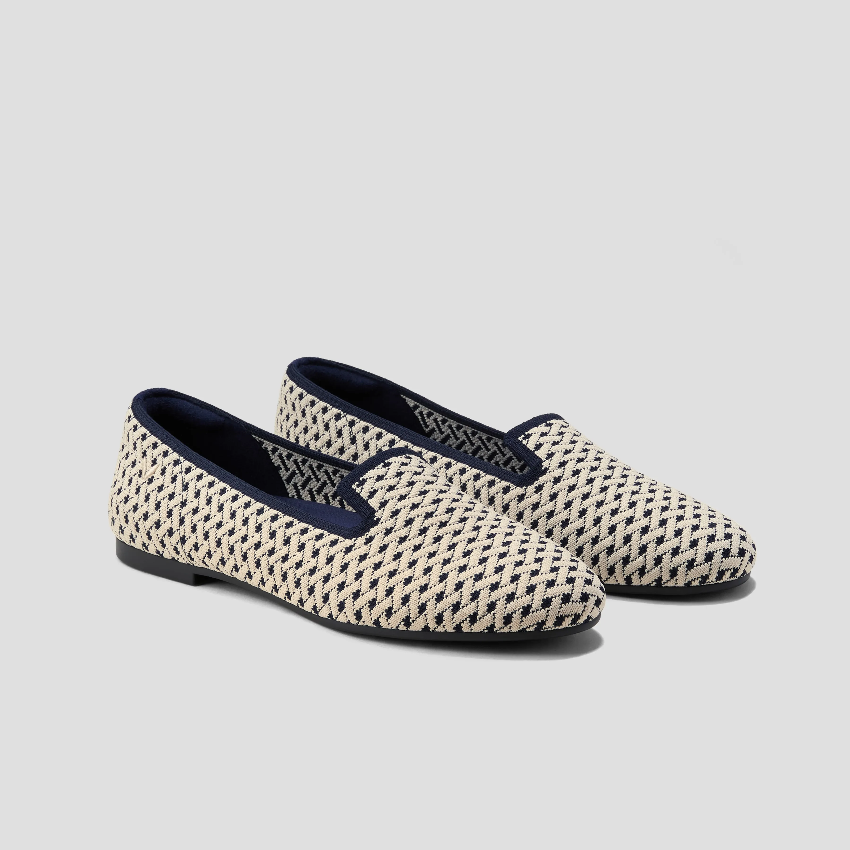   Round-Toe Woven Knit Loafer (Audrey)