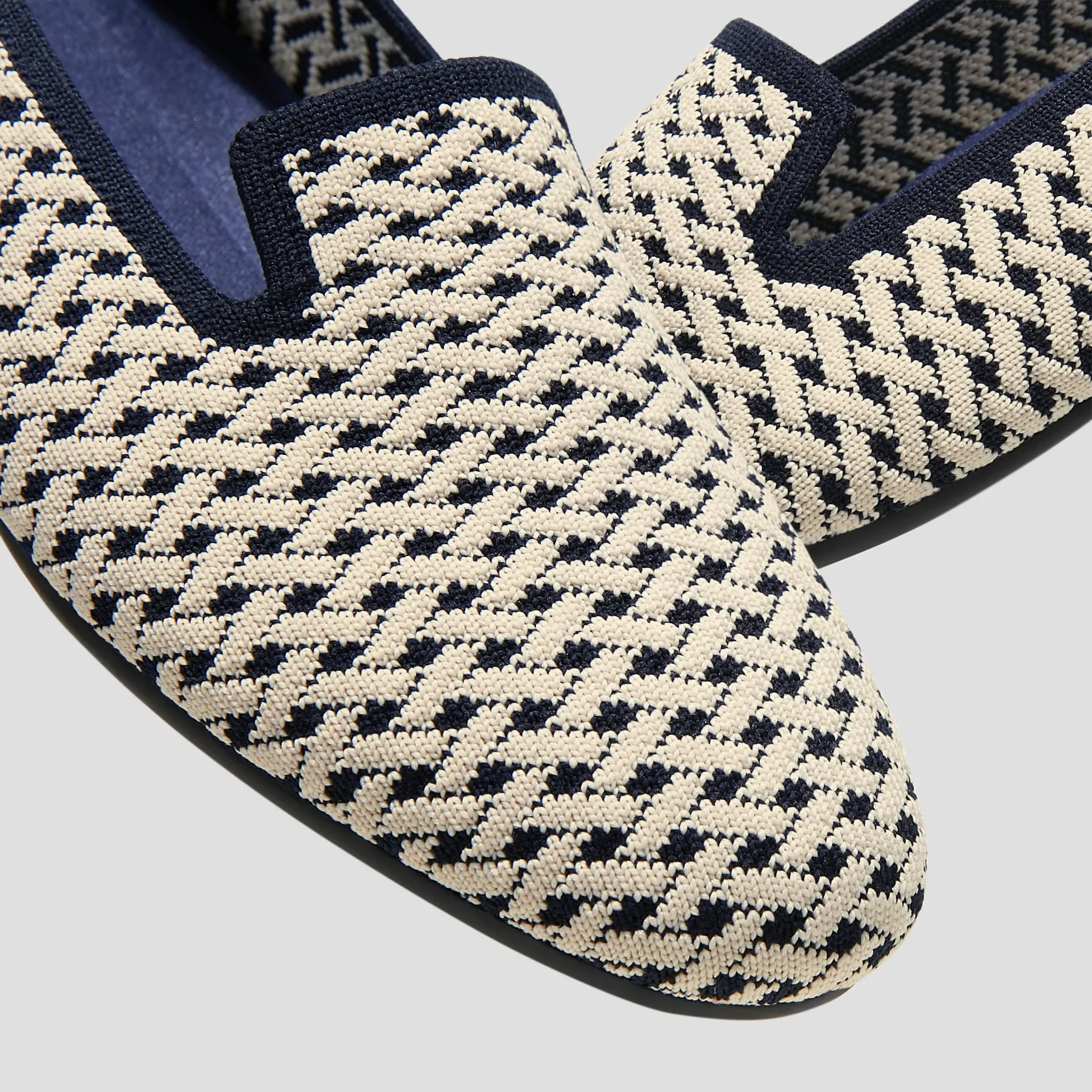   Round-Toe Woven Knit Loafer (Audrey)