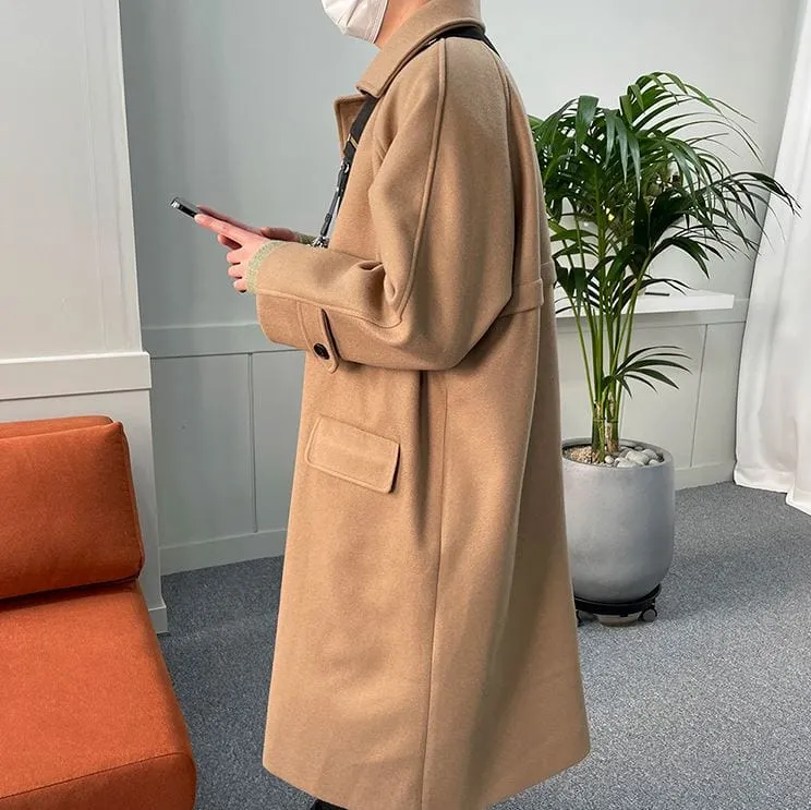 RT No. 6147 WOOLEN TRENCH COAT