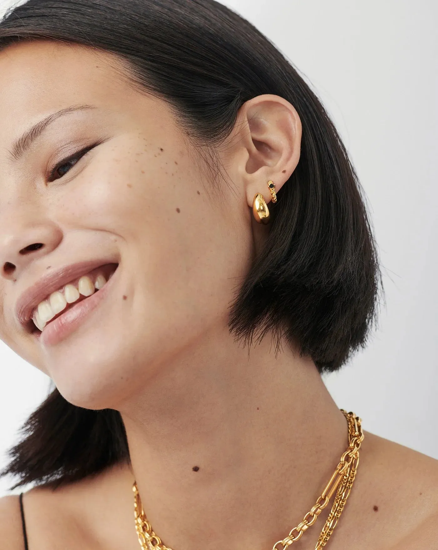 Savi Dome Small Hoop Earrings