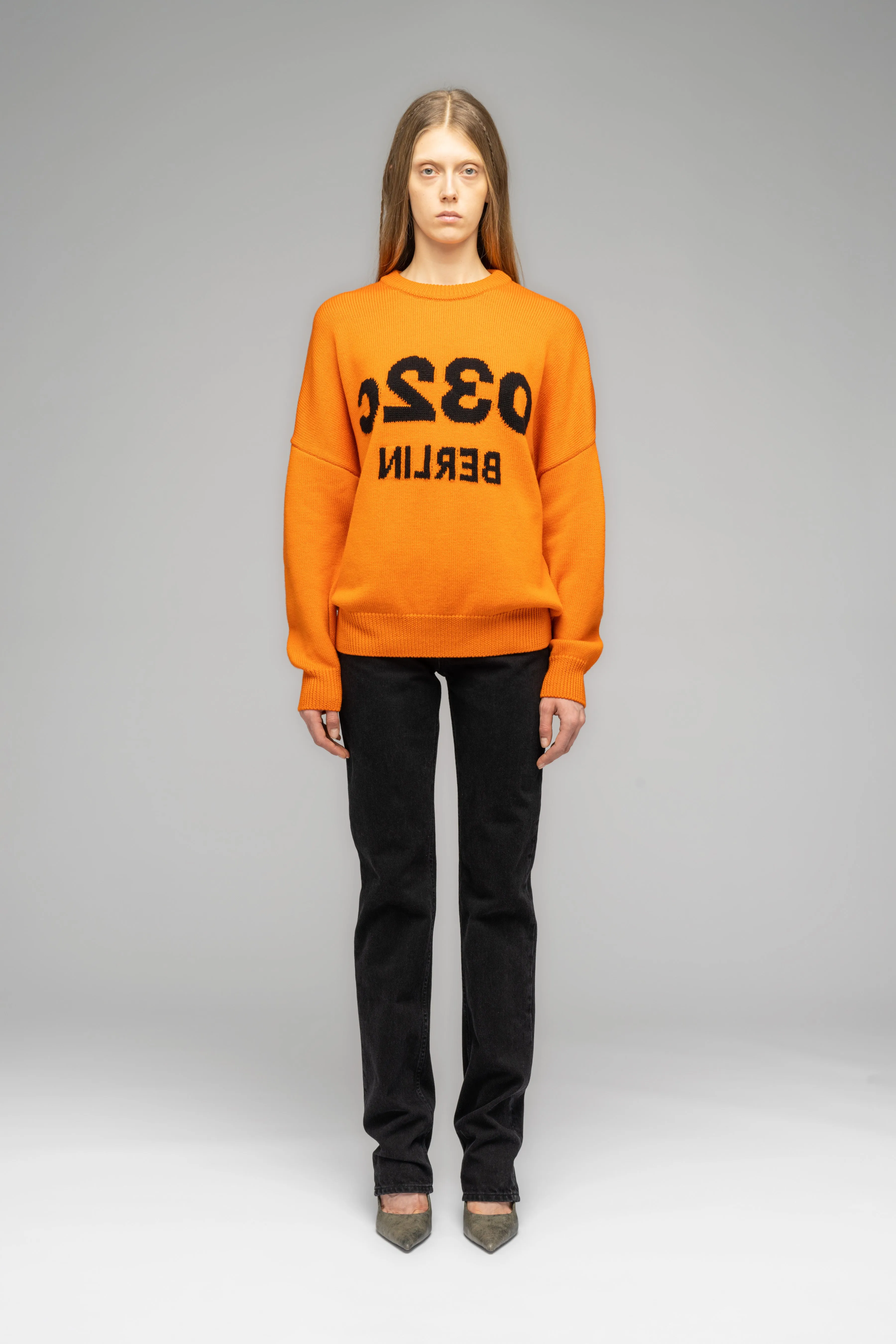 SELFIE SWEATER SAFETY ORANGE