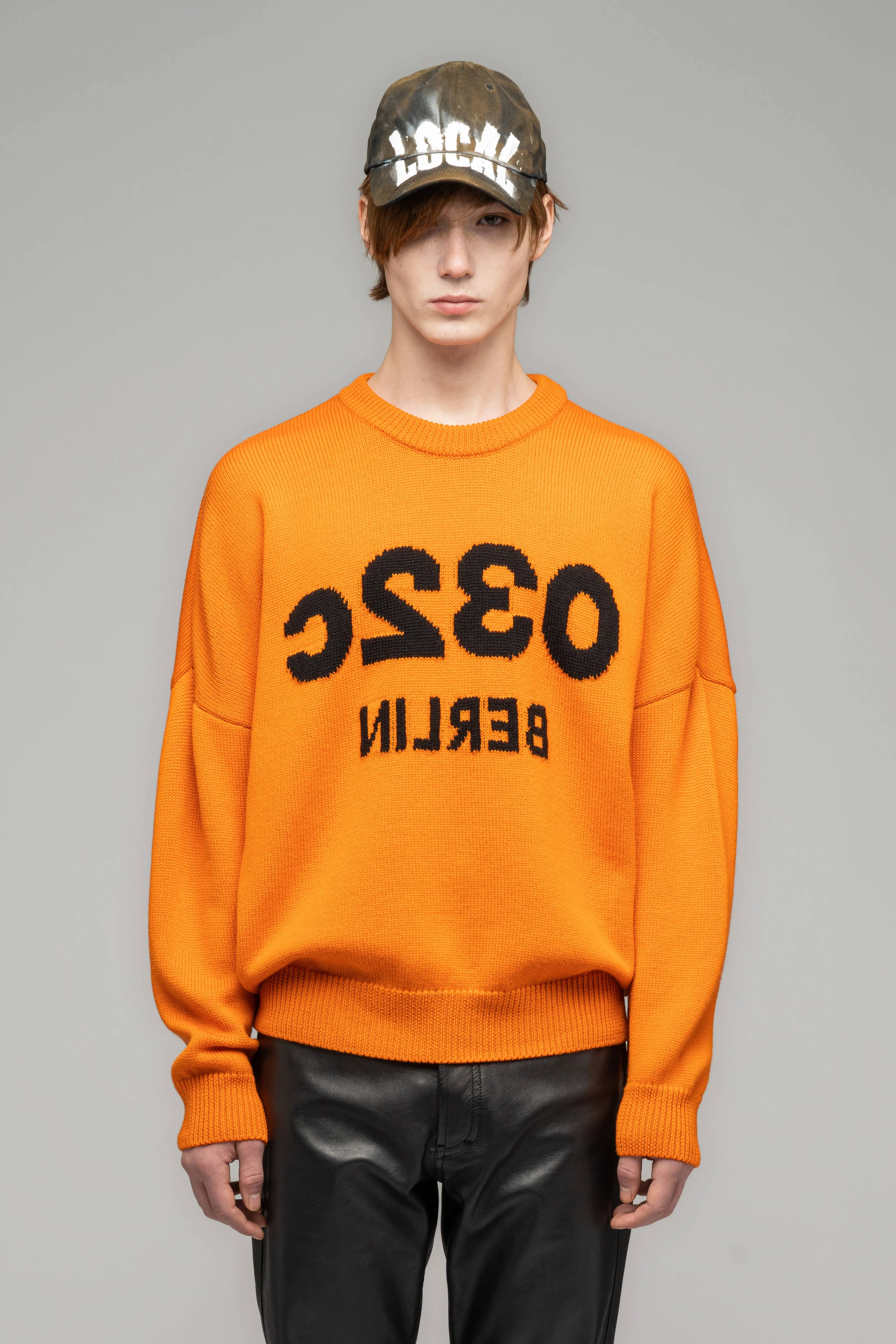 SELFIE SWEATER SAFETY ORANGE