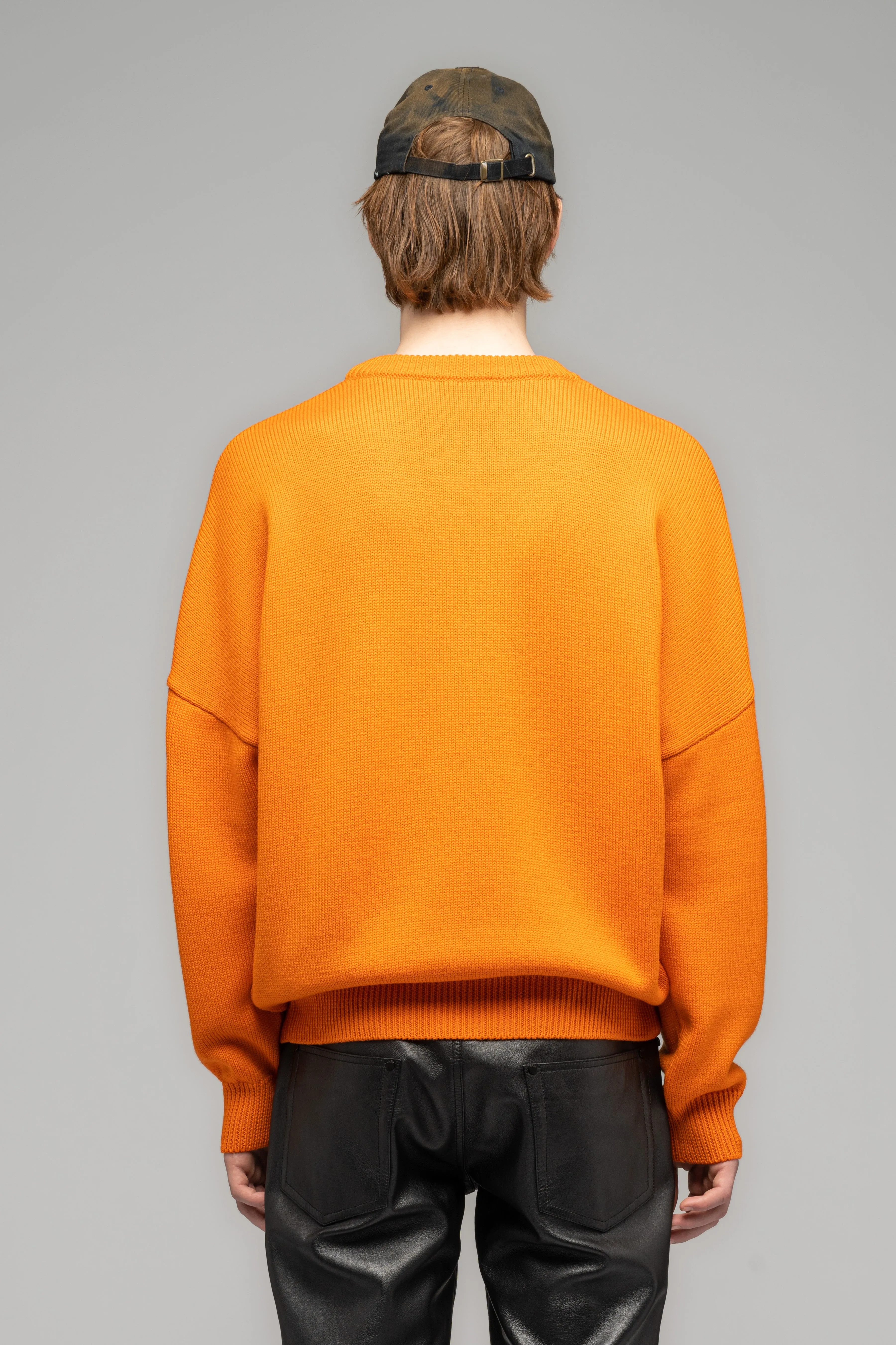 SELFIE SWEATER SAFETY ORANGE