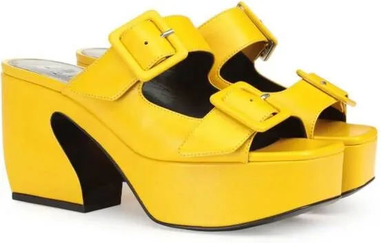 Sergio Rossi SI Rossi 45mm sandals Yellow