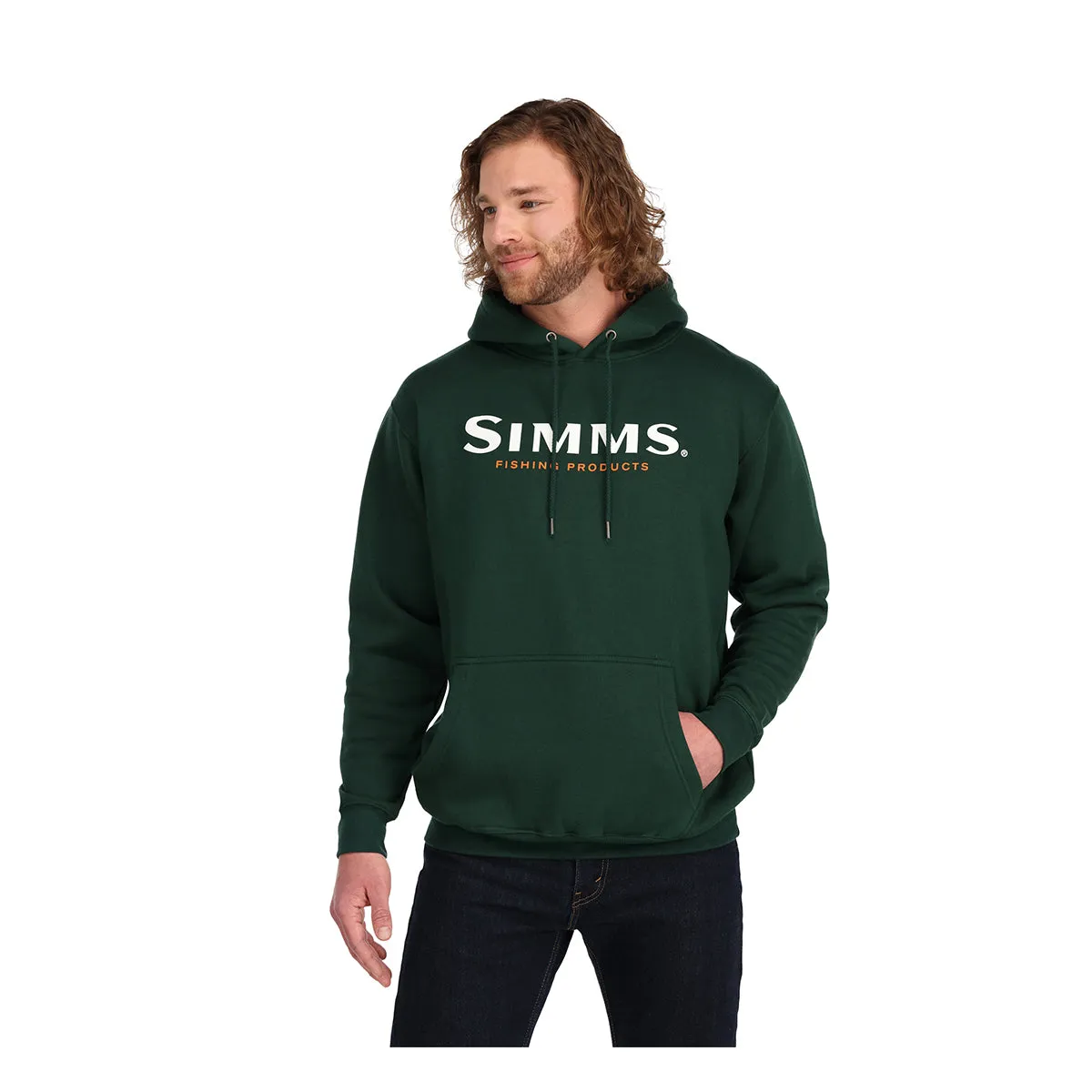 Simms Logo Hoody Forest