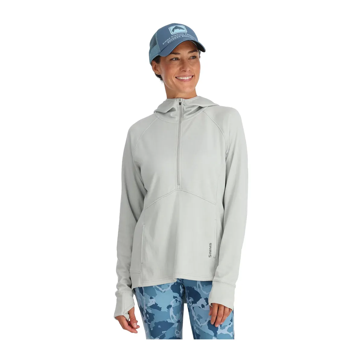 Simms Womens BugStopper Hoody Sterling Heather