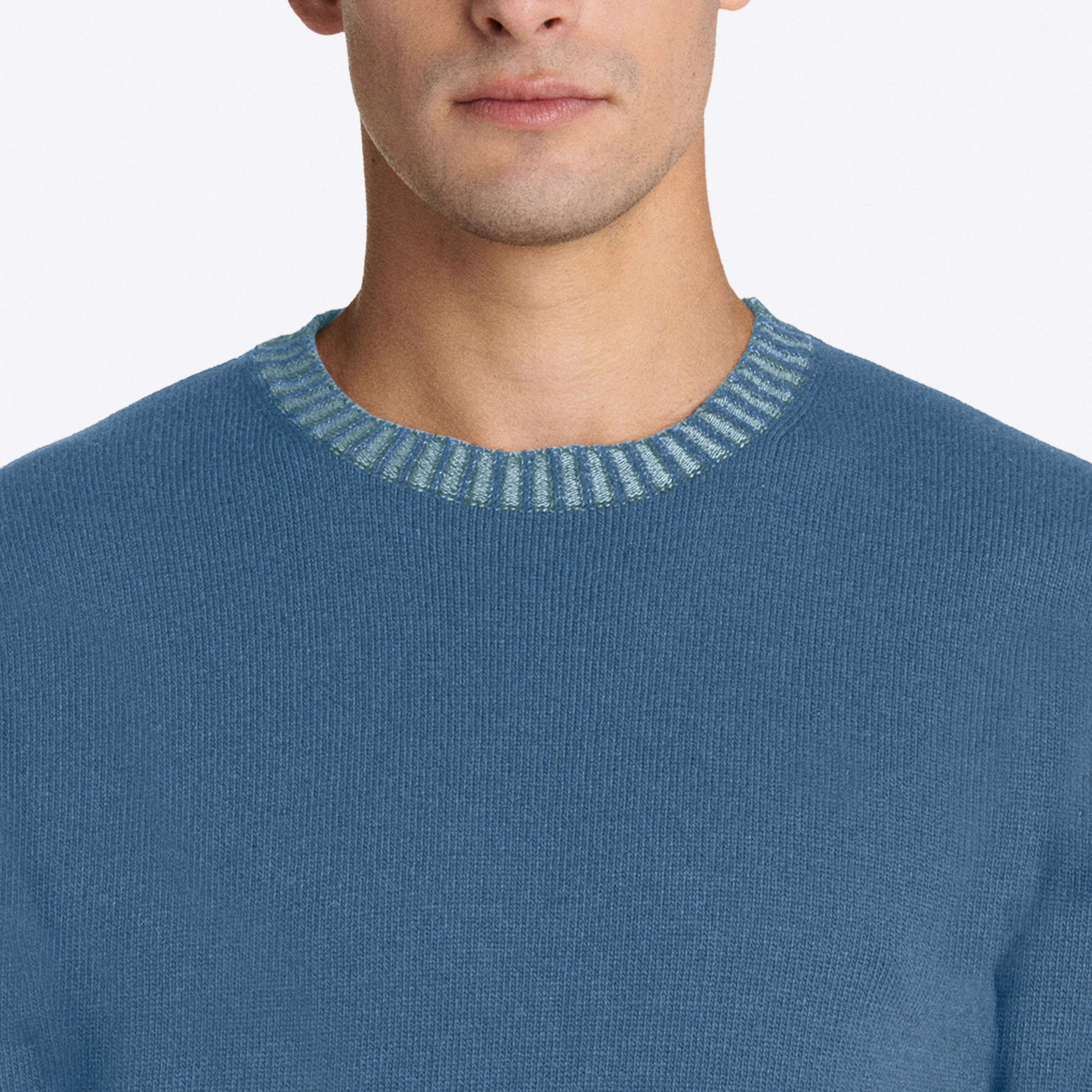 Solid Crew Neck Sweater