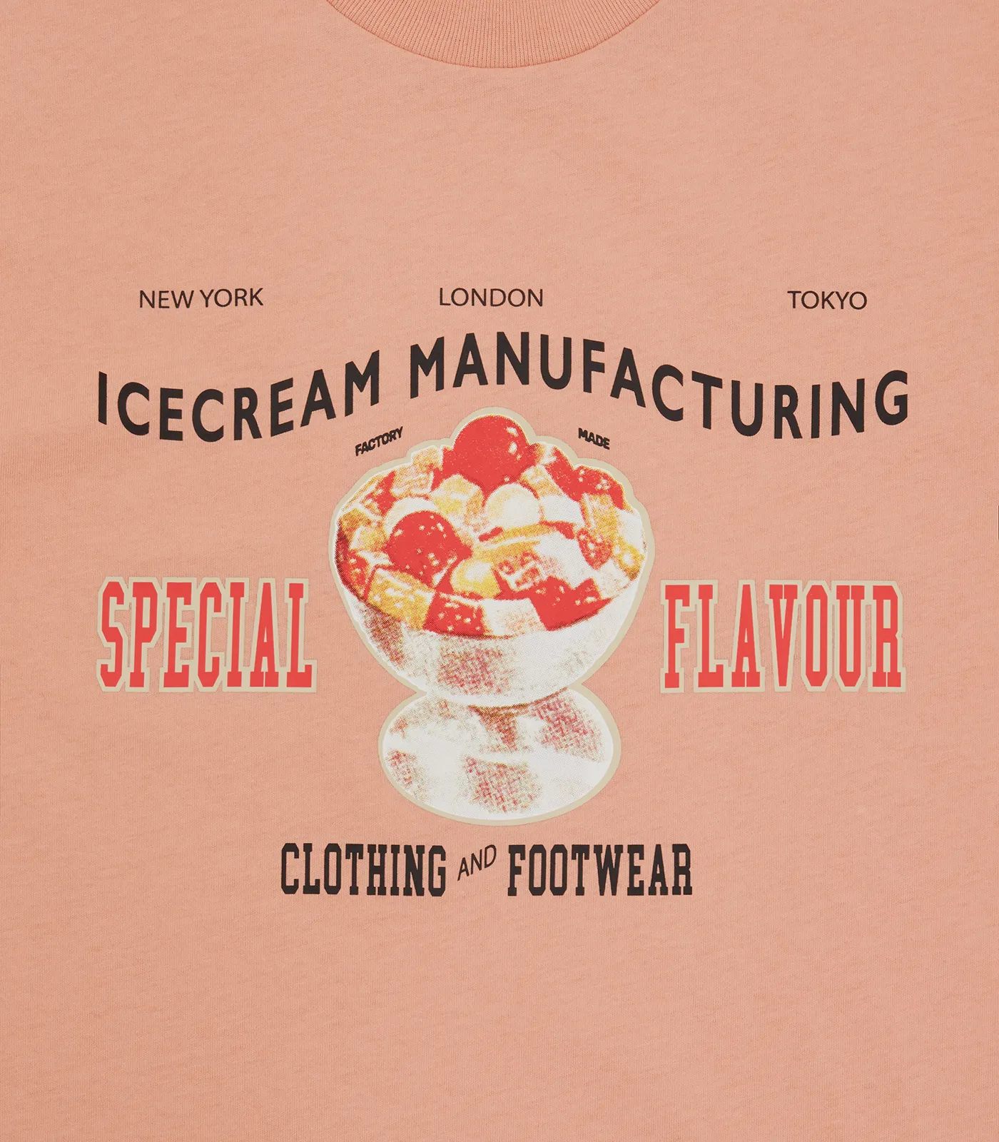 SPECIAL FLAVOUR T-SHIRT - CORAL