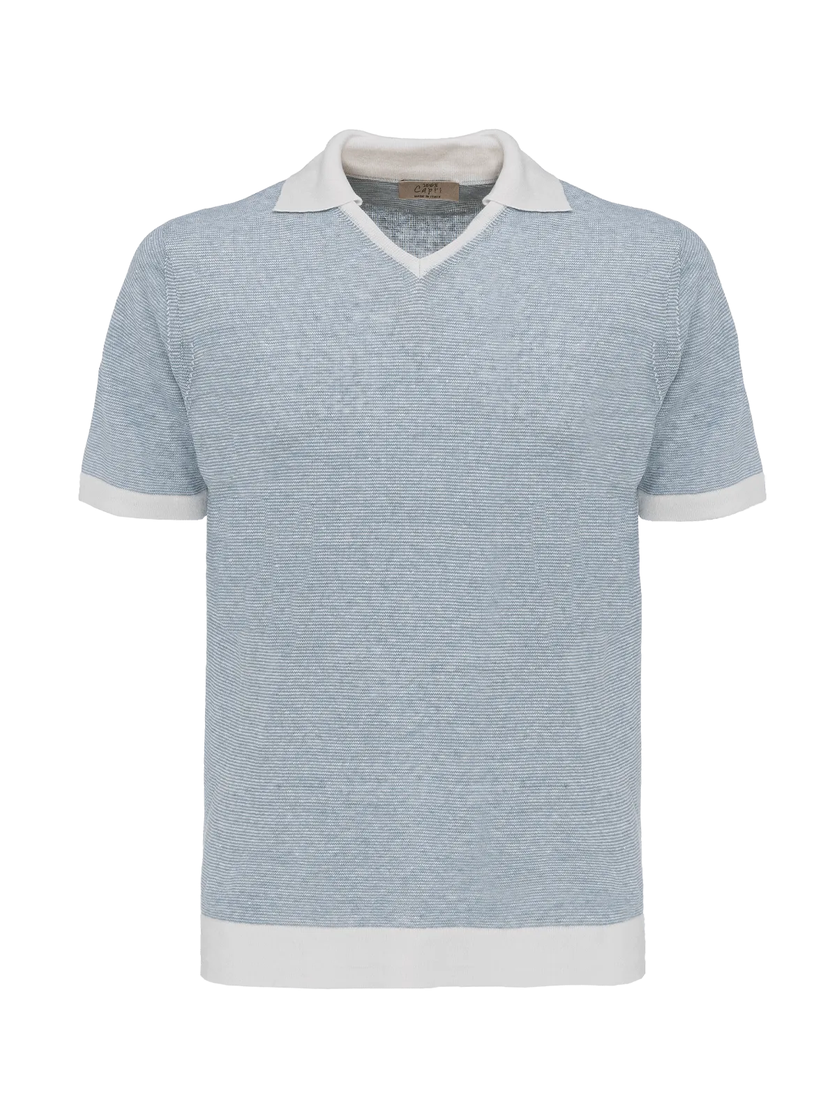 St Barth linen polo shirt