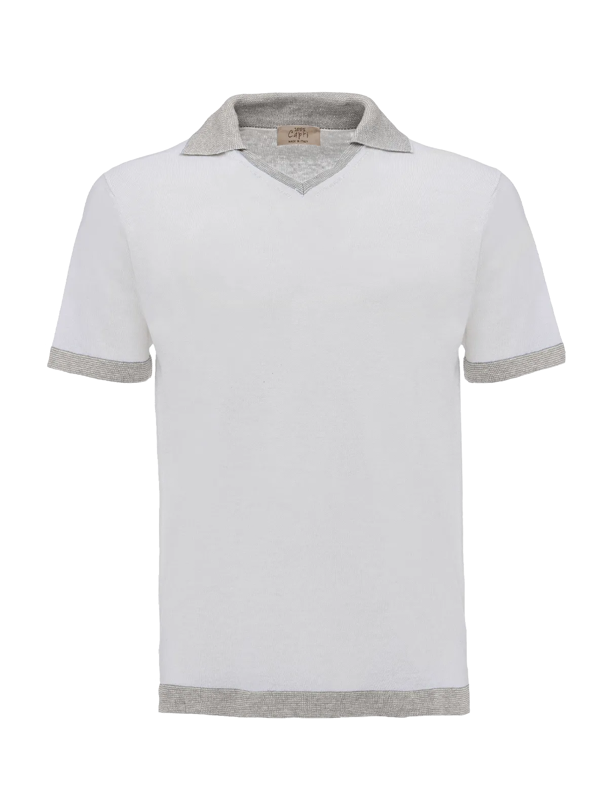 St Barth linen polo shirt