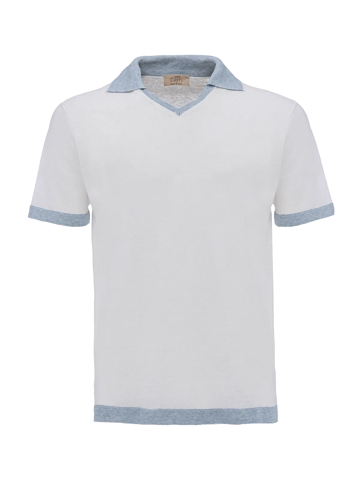 St Barth linen polo shirt