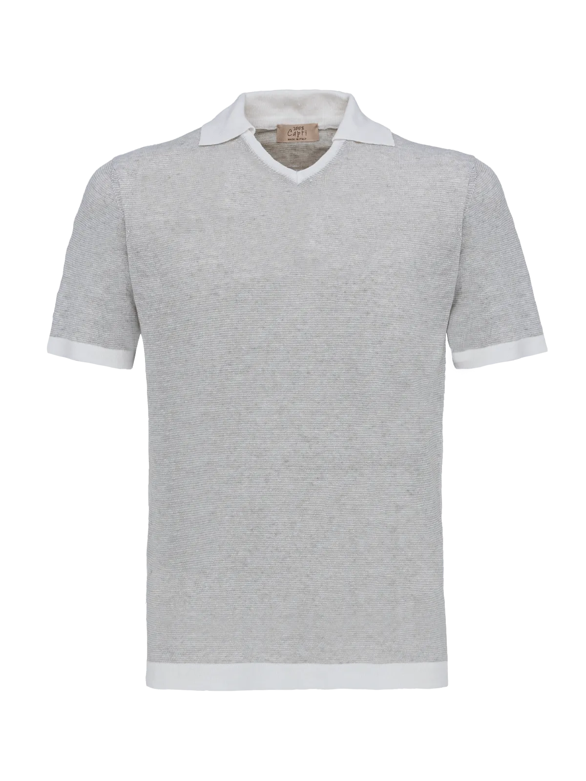 St Barth linen polo shirt