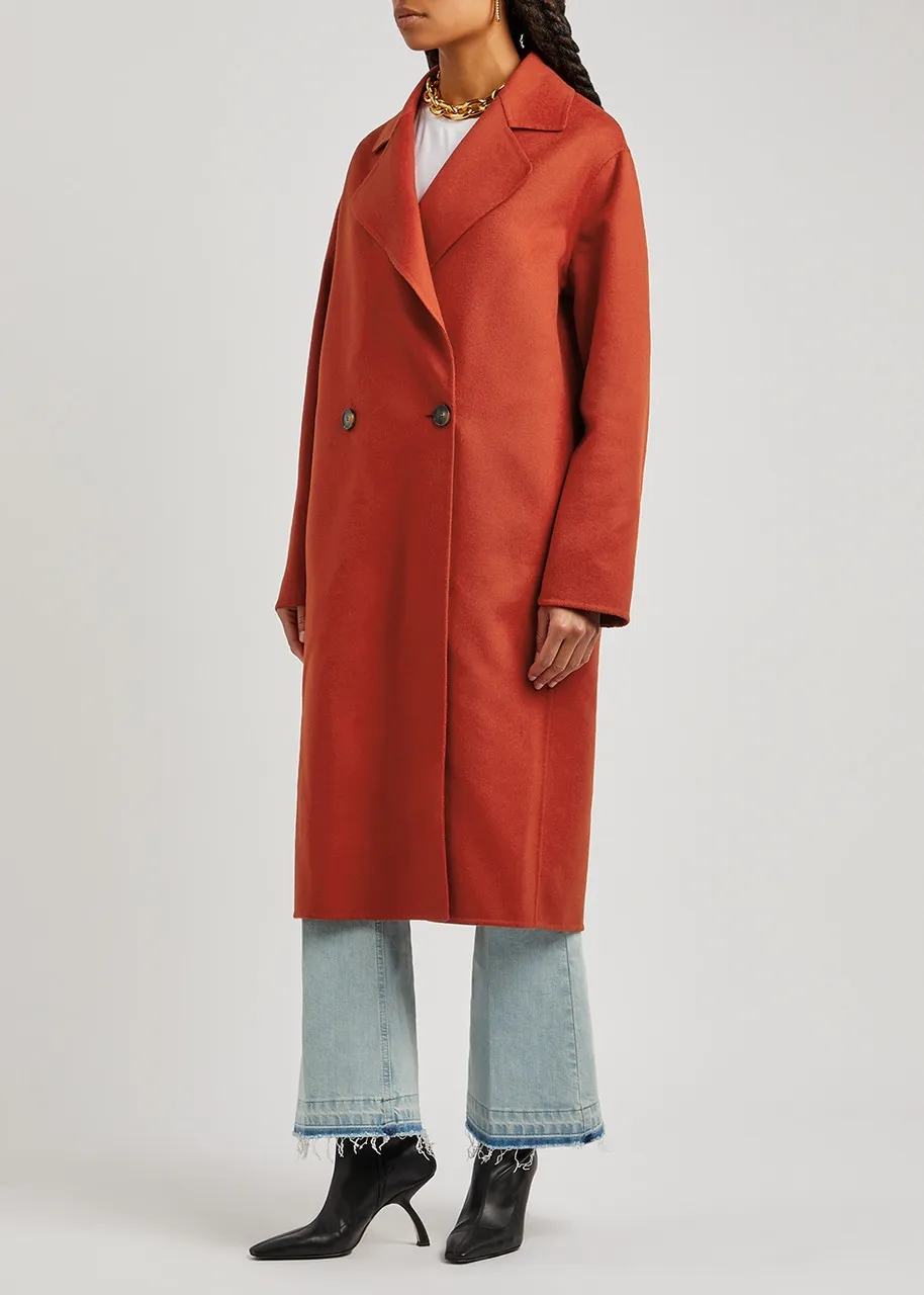 STELLA MCCARTNEY Red oversized wool coat 
                         
                     
                