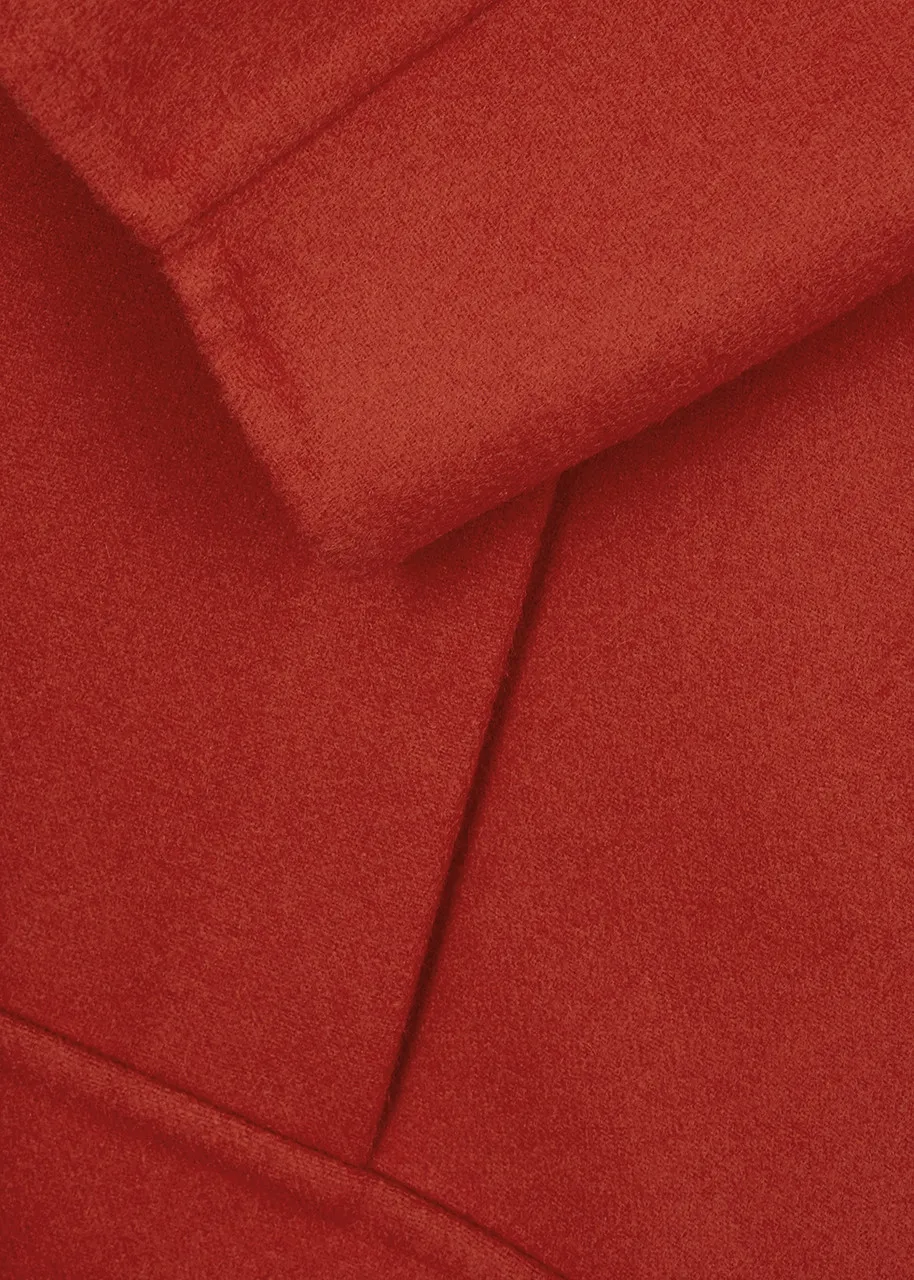 STELLA MCCARTNEY Red oversized wool coat 
                         
                     
                