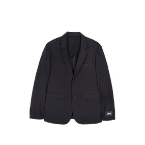 Stussy Seersucker Sport Coat Black 115513