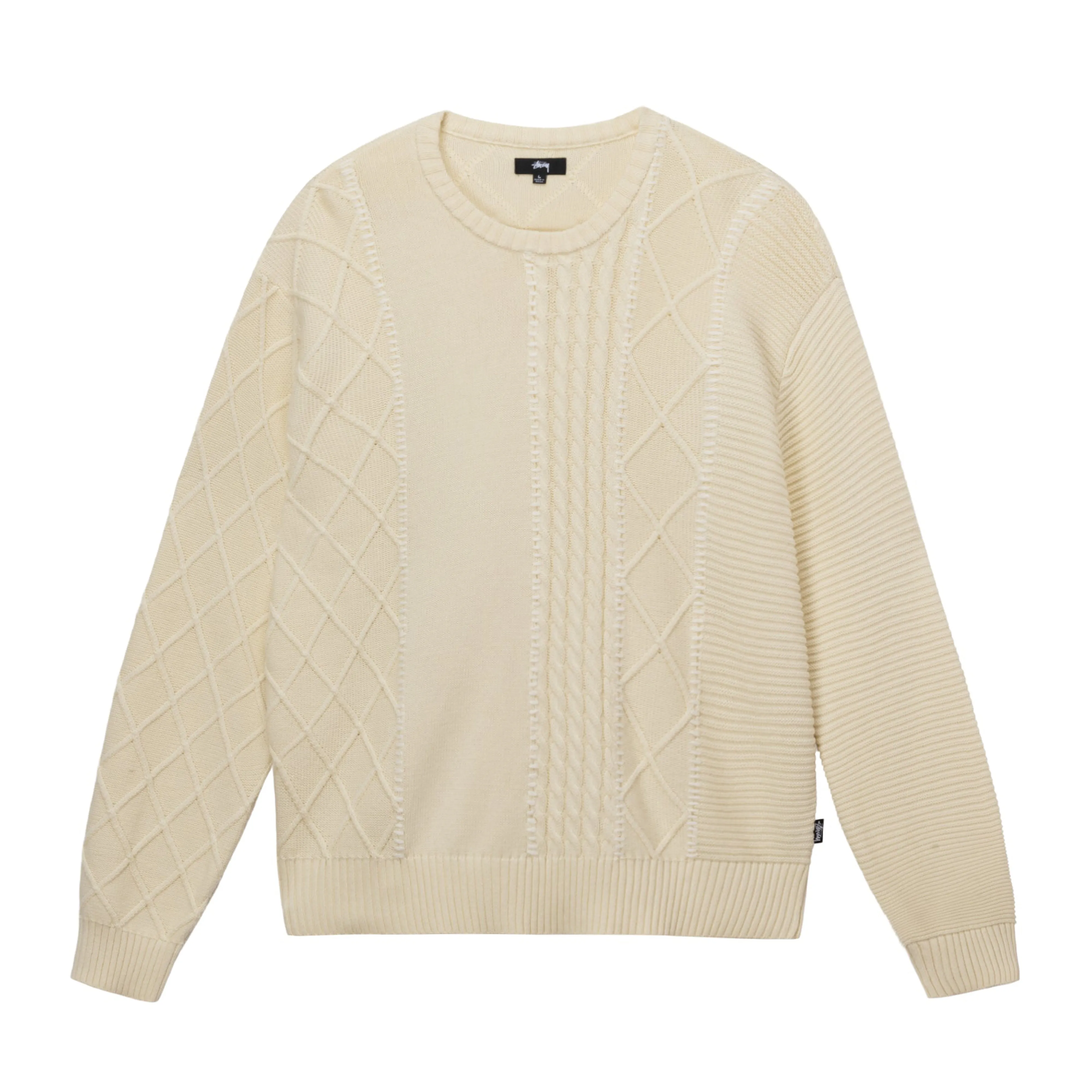 Stüssy - Patchwork Sweater - (Natural)