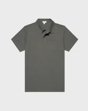 Sunspel Riviera Polo Shirt / Khaki