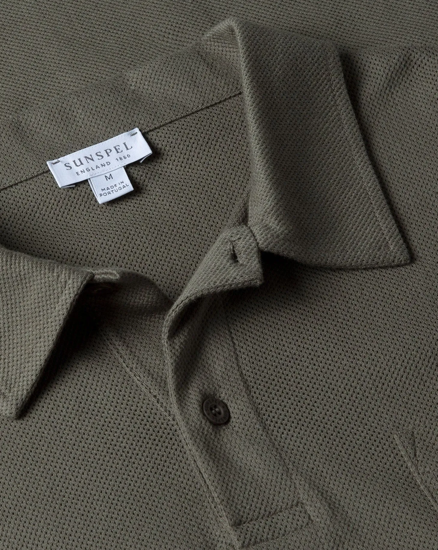 Sunspel Riviera Polo Shirt / Khaki