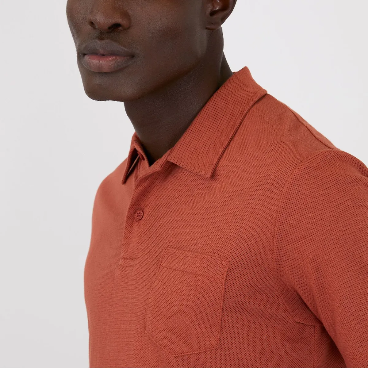 Sunspel   Riviera Polo Shirt Chestnut