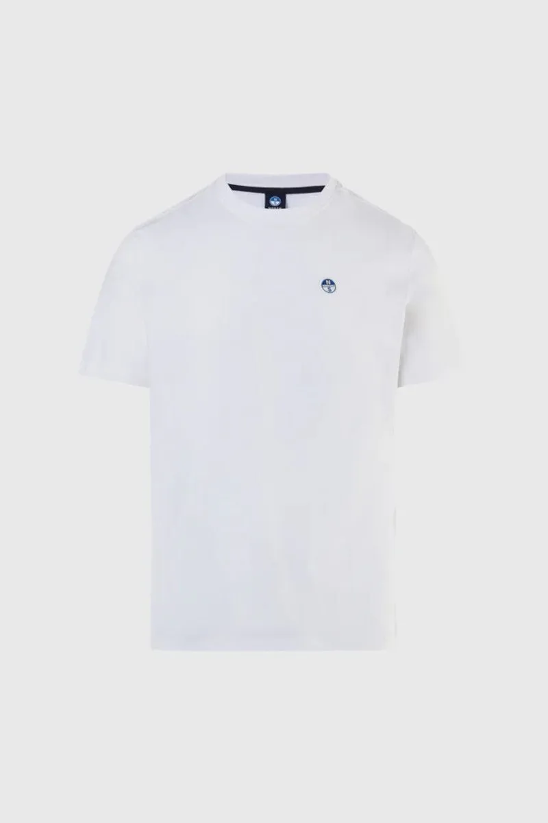 T-shirt in cotone organico uomo Bianco