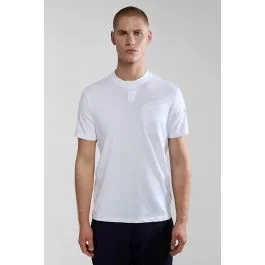 T-Shirt Mono-materiale uomo Bianco