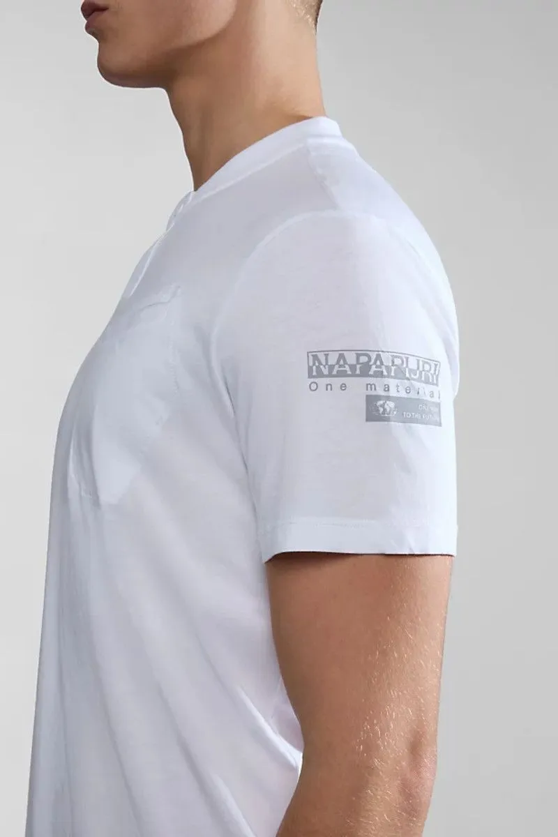 T-Shirt Mono-materiale uomo Bianco