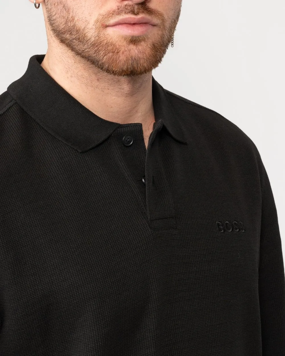 Tempesto Mens Long Sleeve Polo Shirt