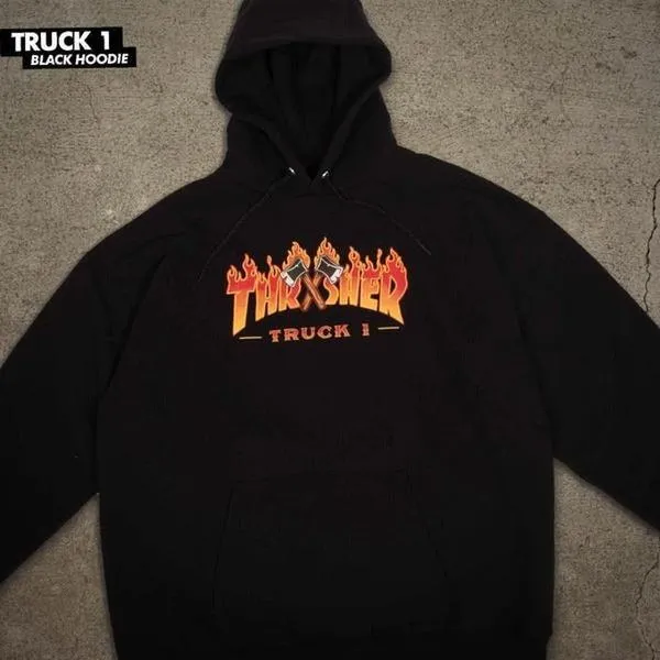 Thrasher Truck 1 Hoody Black