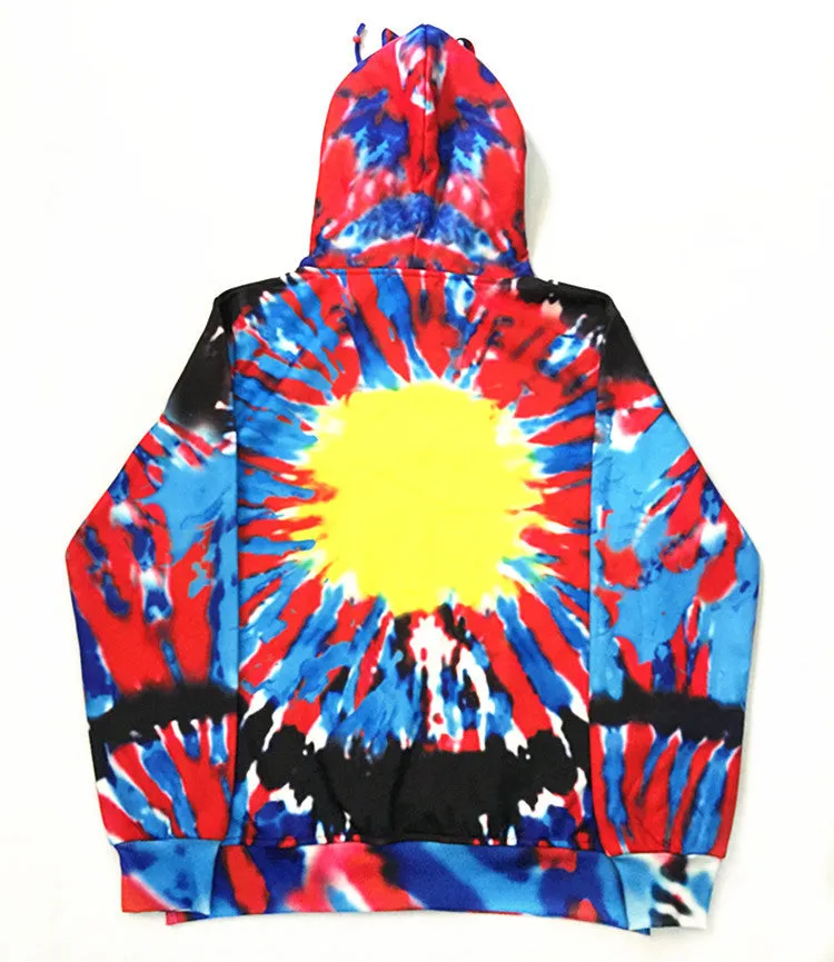 Tie Dye Fleece Hoody