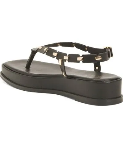 Tj Maxx Leather Kimbell Platform Sandals For Women