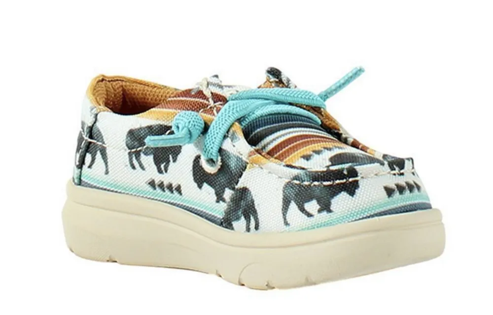 Toddler Ariat Buffalo Print Hilo Shoe