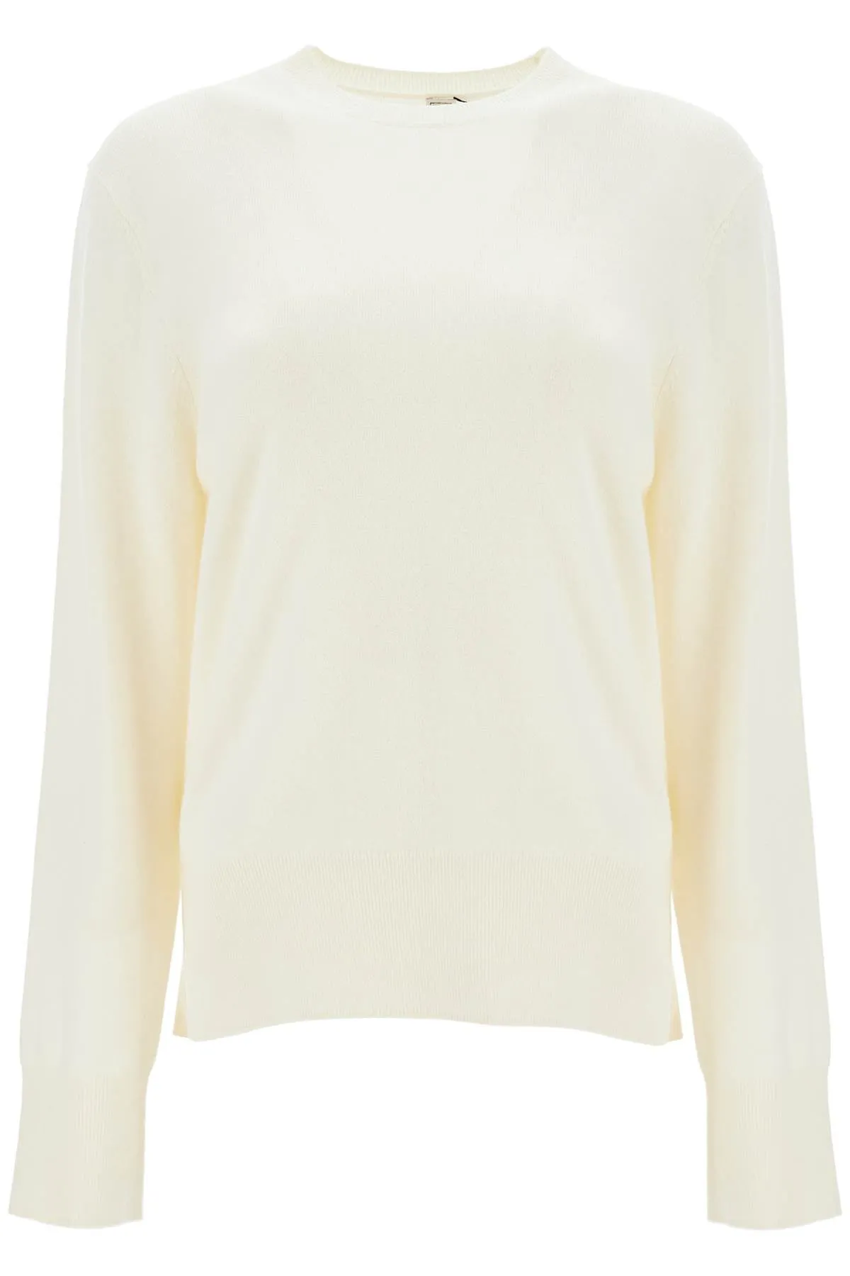 Toteme Crew Neck Cashmere Knit   White