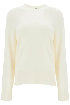 Toteme Crew Neck Cashmere Knit   White