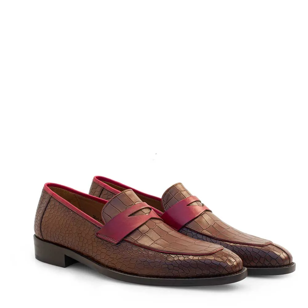 Two-Toned Penny Loafer