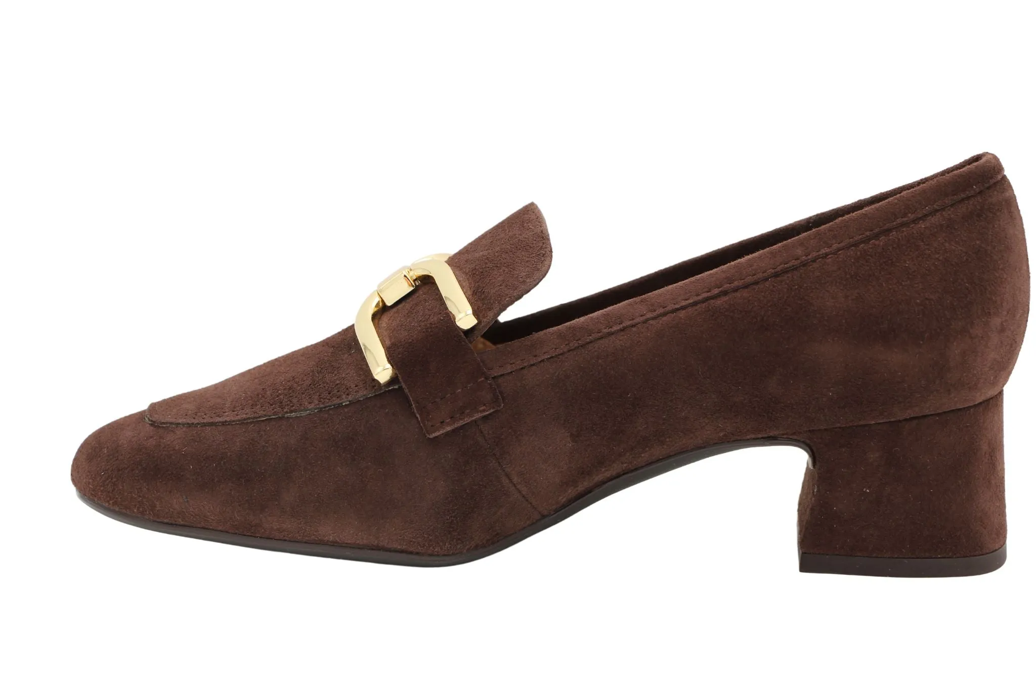 Unisa Losie Brown Heeled Loafer