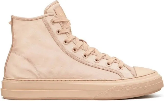 Valentino Garavani high-top lace-up sneakers Neutrals