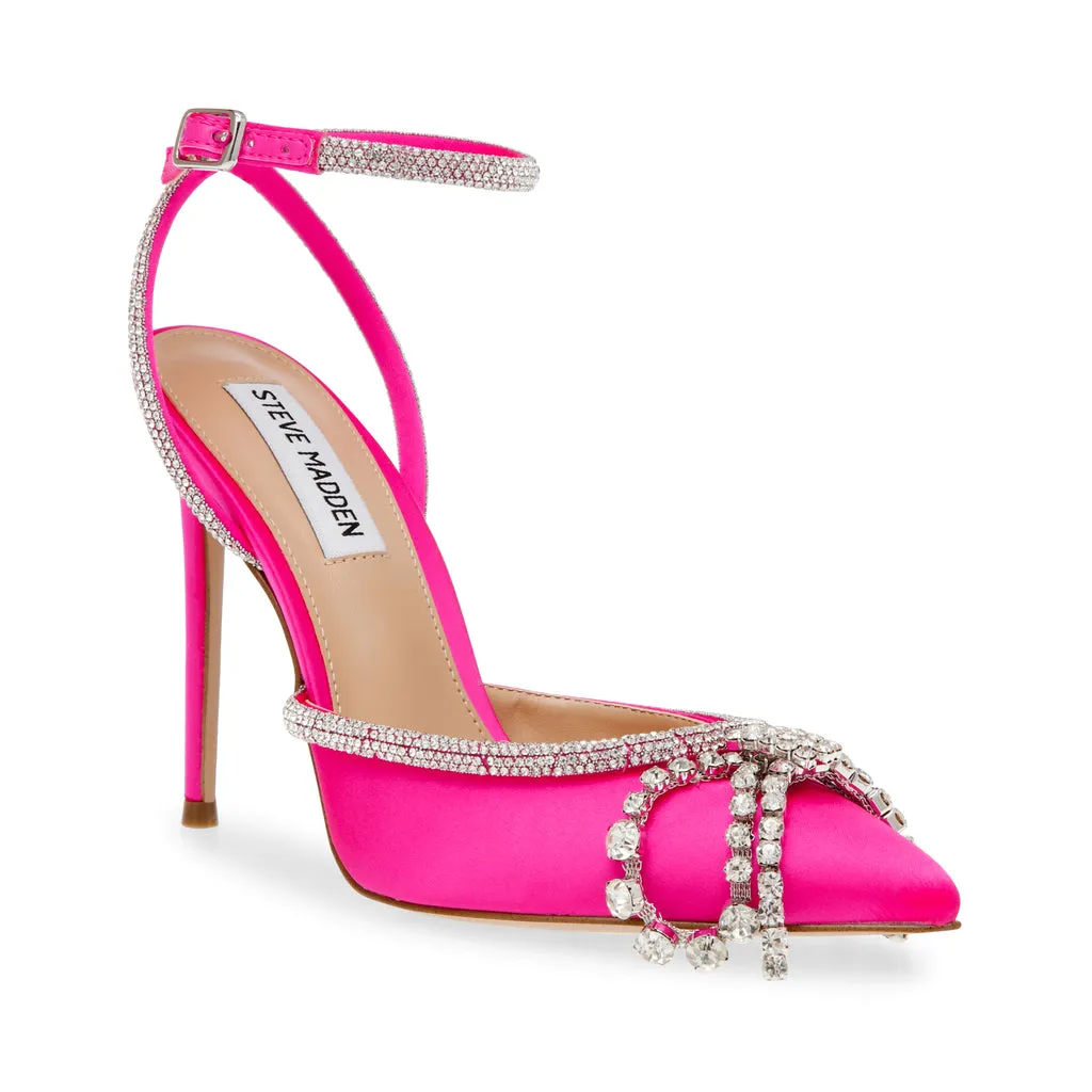 Vibrantly Sandal FUCHSIA SATIN