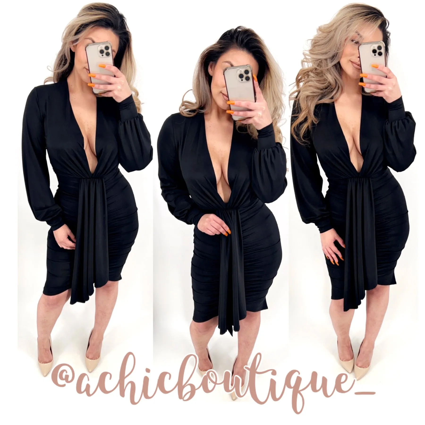 Victoria Dress- Black