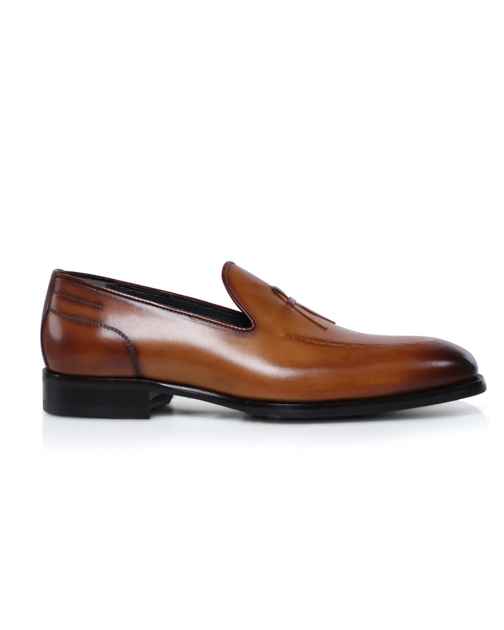 Volta Leather Loafer in Gaiallo Okra