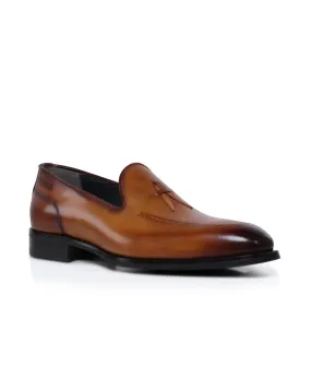 Volta Leather Loafer in Gaiallo Okra