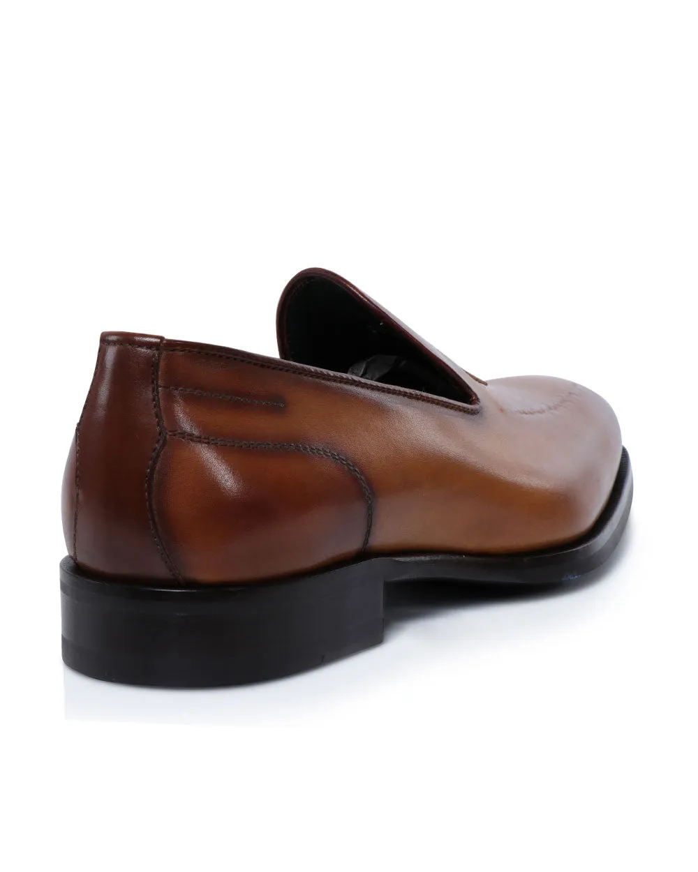 Volta Leather Loafer in Gaiallo Okra