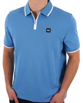 Weekend Offender Zip Polo Shirt Coastal