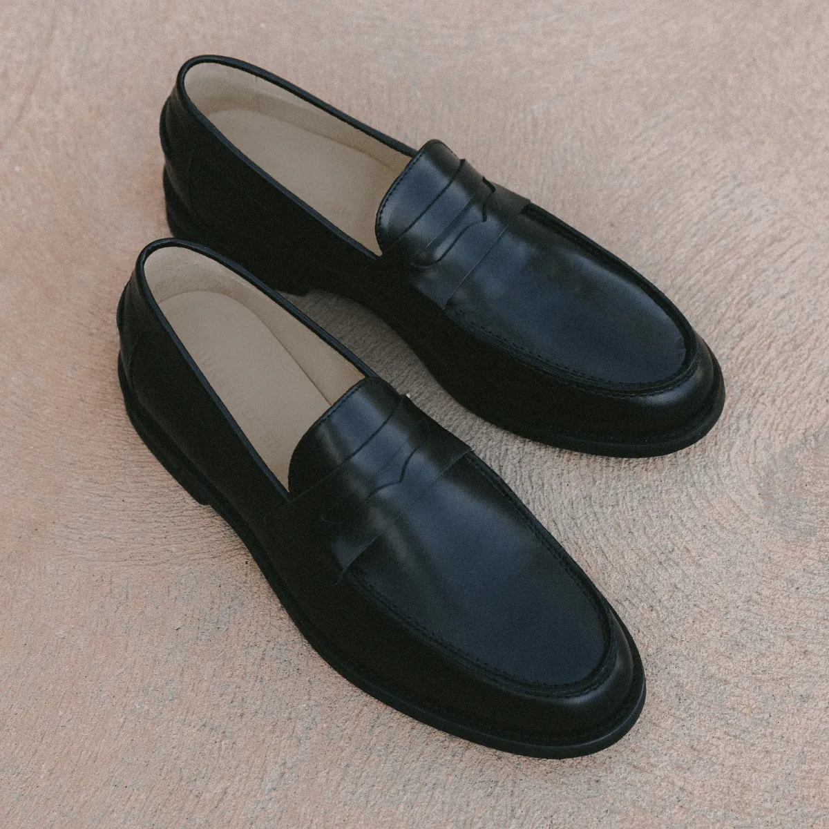 Wilde Black Penny Loafer - Men's