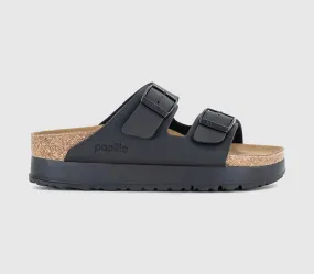 Womens Birkenstock Arizona Platform Flex Black