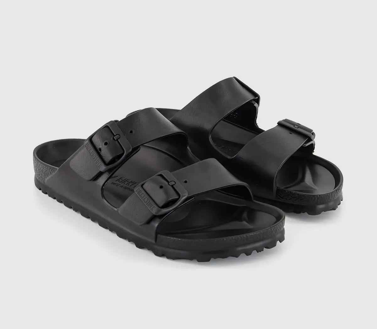 Womens Birkenstock Arizona Two Strap Black Eva