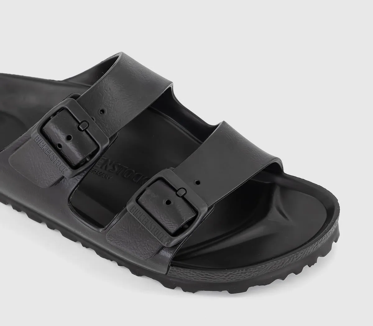 Womens Birkenstock Arizona Two Strap Black Eva