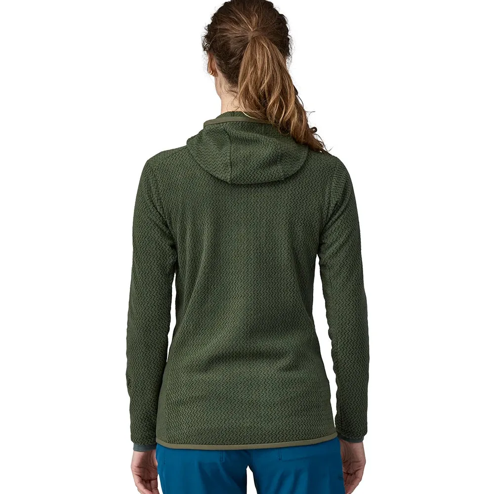 Women's R1 Air Full-Zip Hoody - Torrey Pine Green