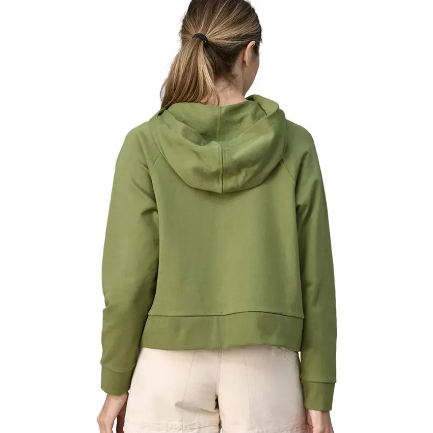 Women's Regenerative Organic Certified Cotton Essential Hoody - Buckhorn Green