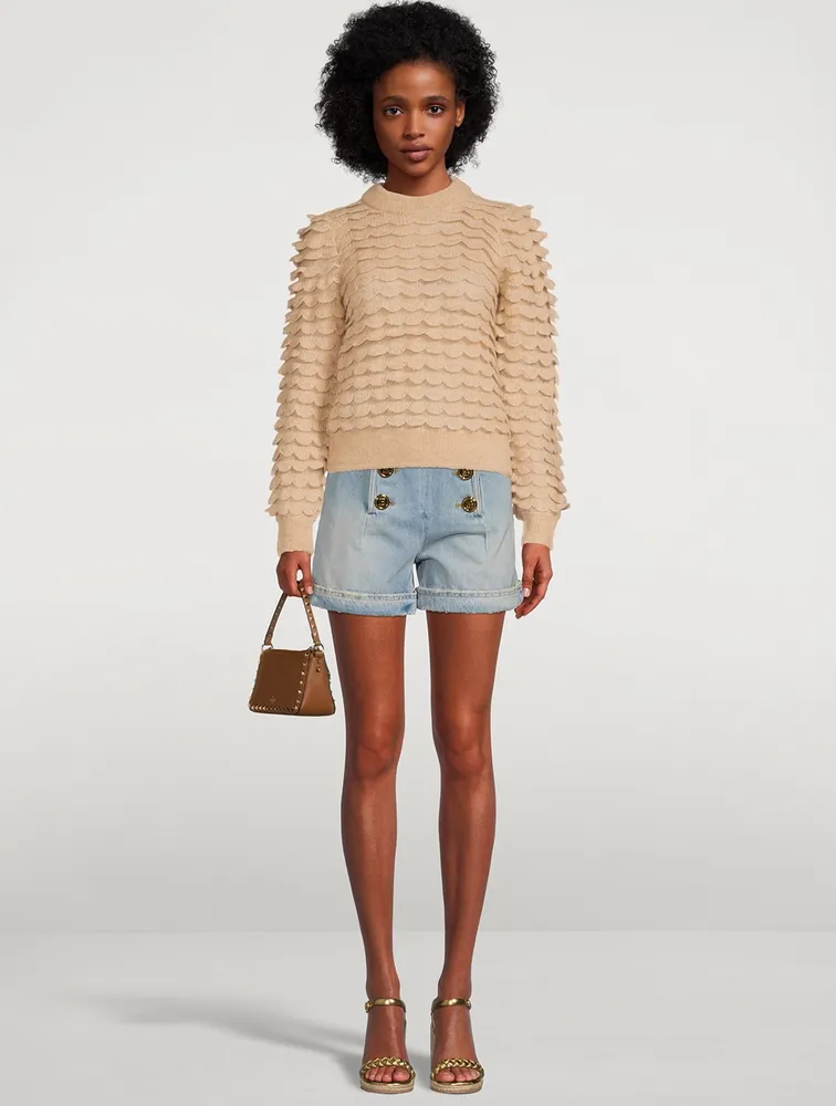 ZIMMERMANN Dancer Frill Sweater